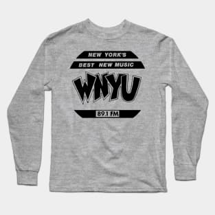 WNYU Radio Station New York Long Sleeve T-Shirt